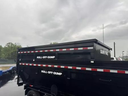 New 2025 Sure-trac Trailers 14' 4' Sides 13.5 cu yd Dump Bin