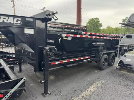 New 2025 Sure-trac Trailers Roll off Dump Carrier 16ft 17.6K Dump Trailer