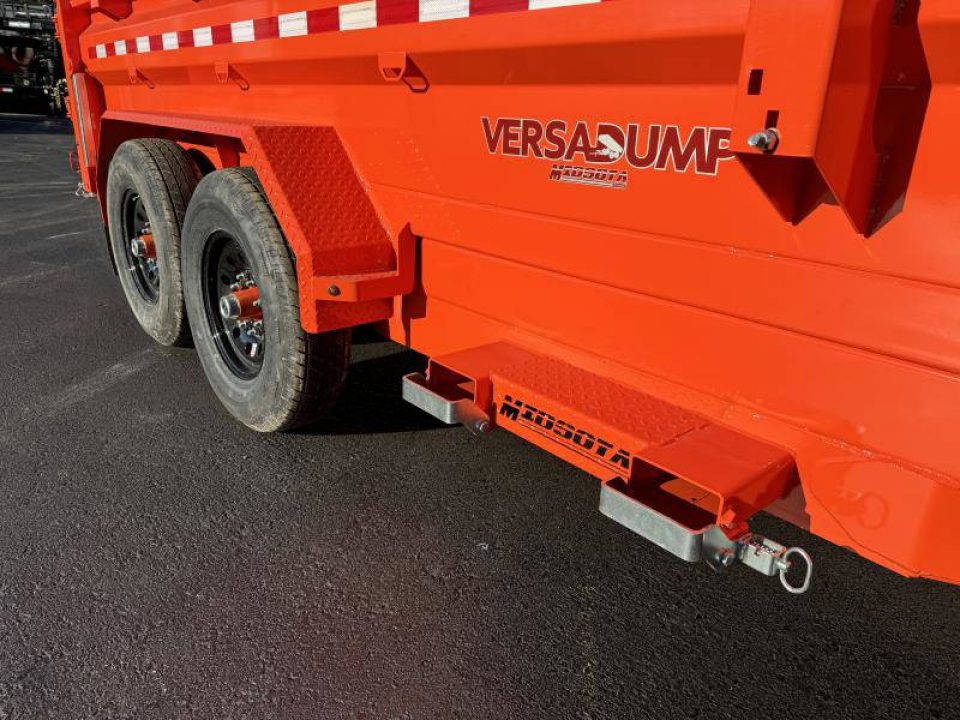 New 2025 Midsota 82 x 14 Versa Dump 15.4K BP Telescopic
