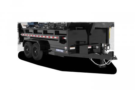 New 2026 Sure-trac Trailers 7 x 14 HD Low Profile Telescopic Dump 14K