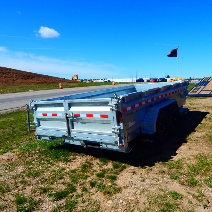 New 2026 Midsota 82x16 15.4k Scissor Versa Dump Trailer