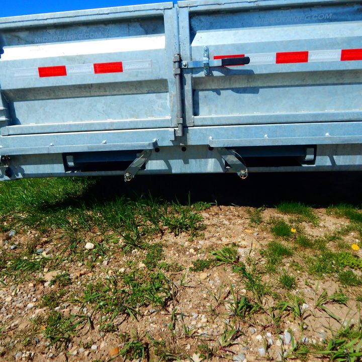 New 2026 Midsota 82x16 15.4k Scissor Versa Dump Trailer