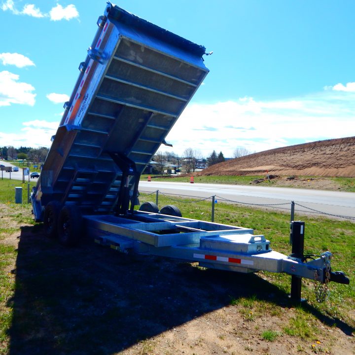 New 2026 Midsota 82x16 15.4k Scissor Versa Dump Trailer