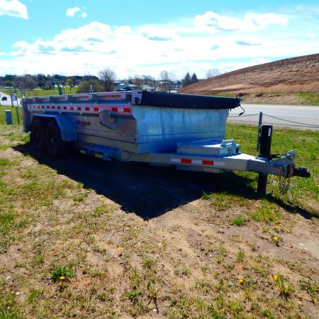 New 2026 Midsota 82x16 15.4k Scissor Versa Dump Trailer