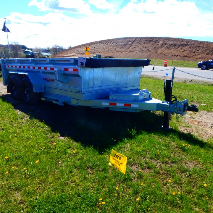 New 2026 Midsota 82x14 15.4k Scissor Versa Dump Trailer