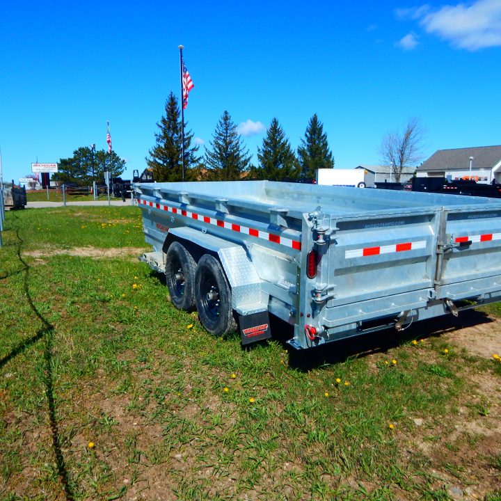 New 2026 Midsota 82x14 15.4k Scissor Versa Dump Trailer