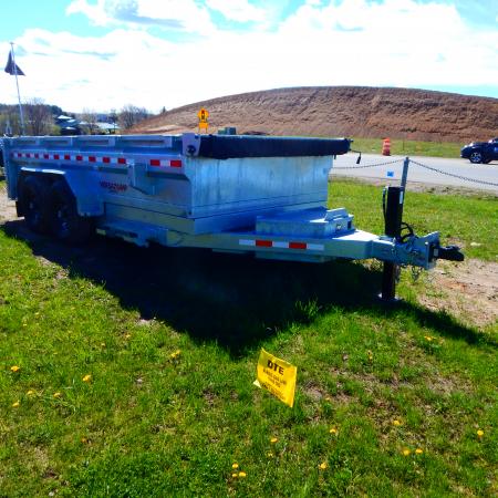 New 2026 Midsota 82x14 15.4k Scissor Versa Dump Trailer