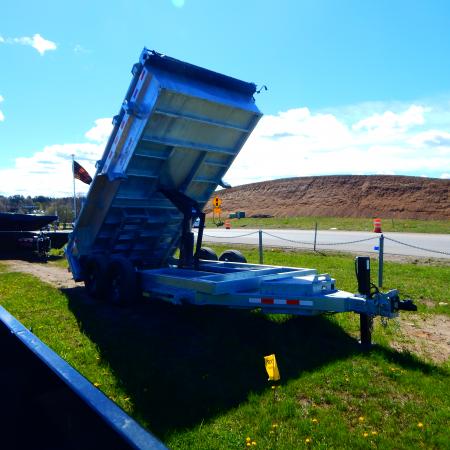 New 2026 Midsota 82x14 15.4k Scissor Versa Dump Trailer