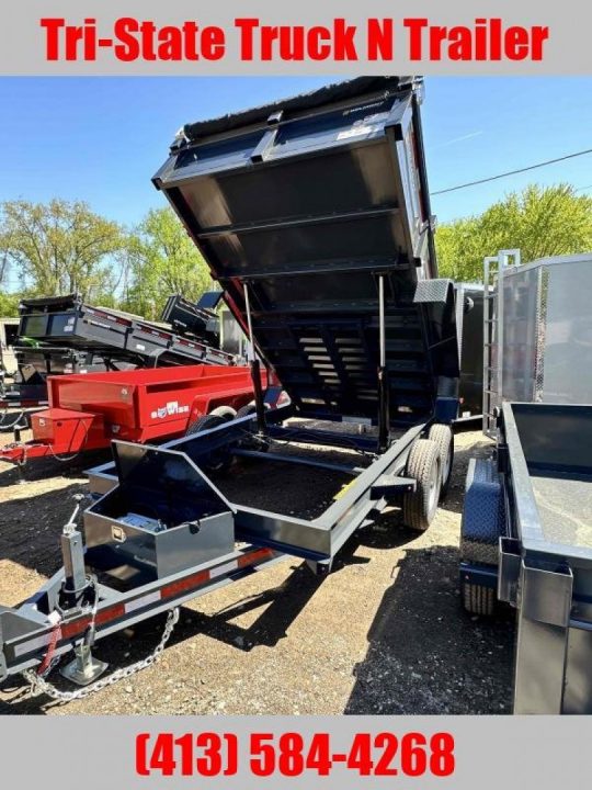 New 2026 Belmont DTL 7x12 Dump trailer barn doors, ramps tarp