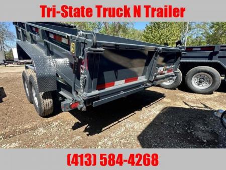New 2026 Belmont DTL 7x12 Dump trailer barn doors, ramps tarp