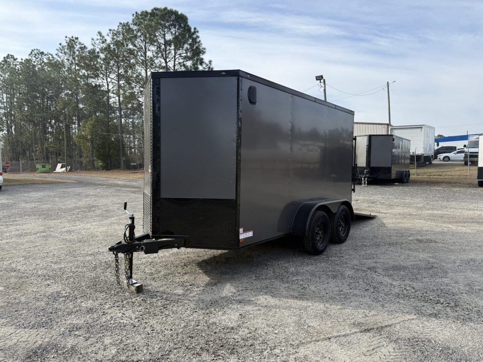 New Titanium Cargo 6x12TA Charcoal/Blackout