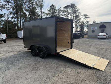 New Titanium Cargo 6x12TA Charcoal/Blackout