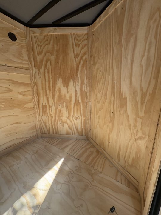 New Titanium 6x12SA Black/Blackout Enclosed Trailer