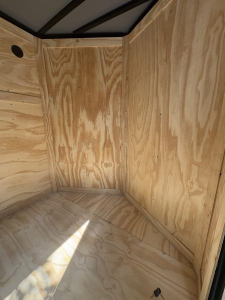 New Titanium 6x12SA Black/Blackout Enclosed Trailer