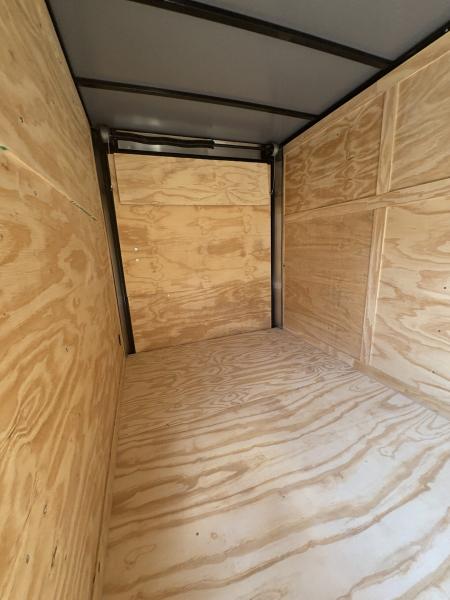 New Titanium 6x12SA Black/Blackout Enclosed Trailer