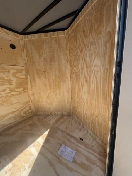 New Titanium 6x12SA White/Blackout Enclosed Trailer