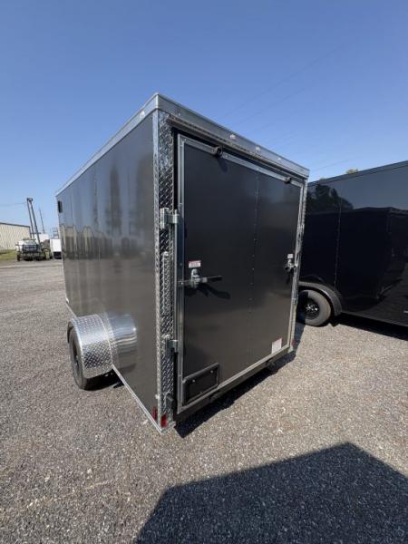 New Titanium 6x12SA Charcoal Enclosed Trailer