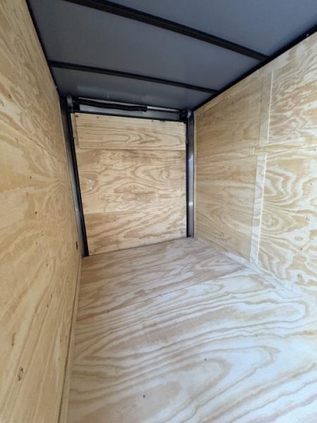 New Titanium 6x12SA Charcoal Enclosed Trailer