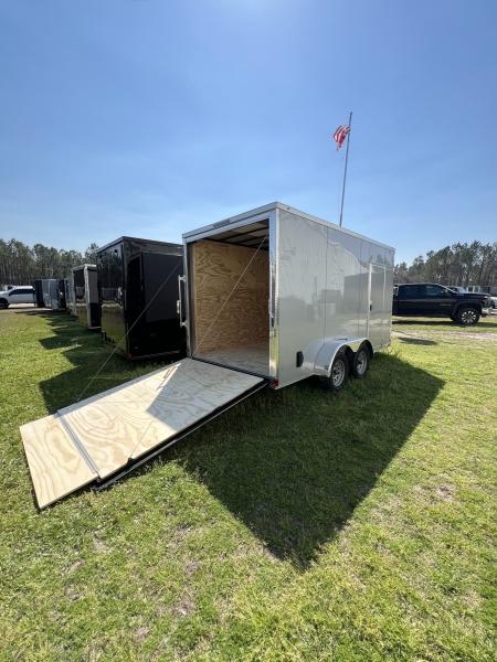 New Xtreme Cargo 7x14TA Silver Frost Enclosed Trailer
