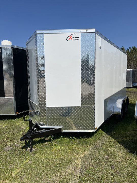 New Xtreme Cargo 7x14TA White Frost Enclosed Trailer