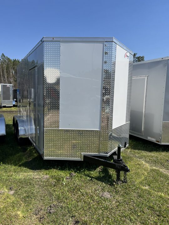 New Xtreme Cargo 7x14TA White Frost Enclosed Trailer