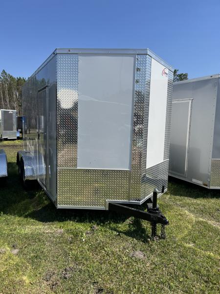 New Xtreme Cargo 7x14TA White Frost Enclosed Trailer