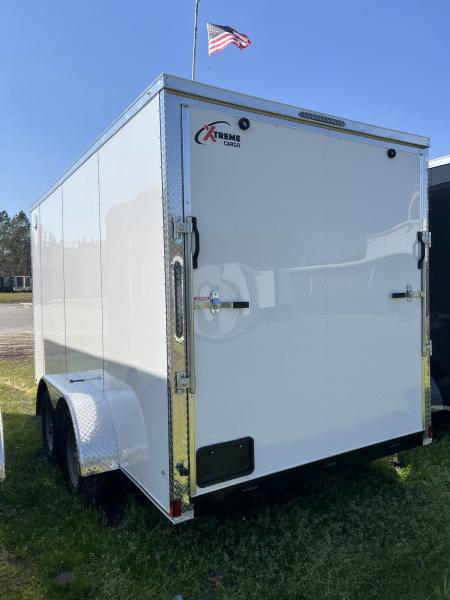 New Xtreme Cargo 7x14TA White Frost Enclosed Trailer