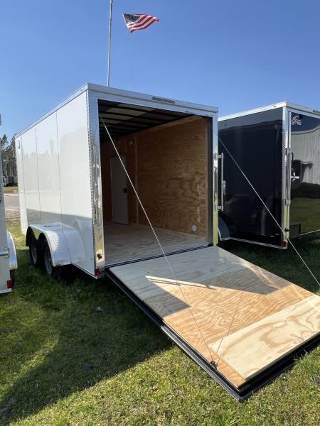 New Xtreme Cargo 7x14TA White Frost Enclosed Trailer