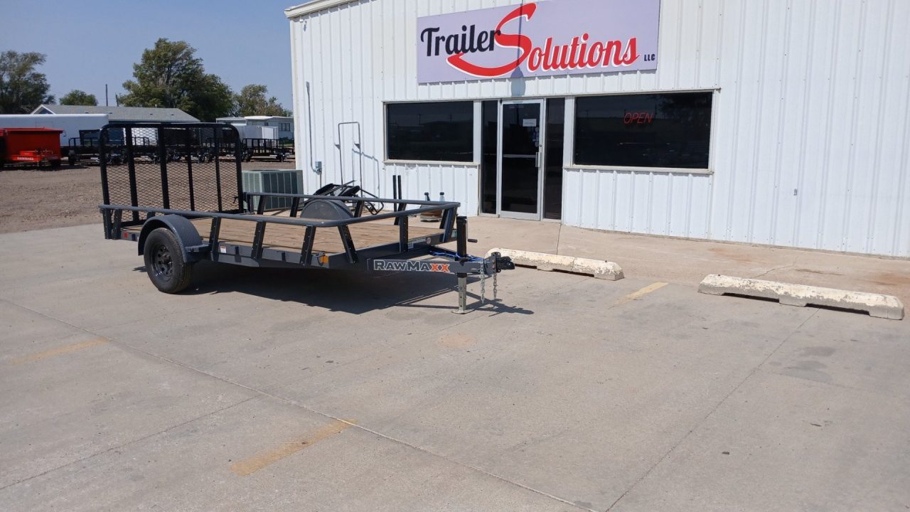 New 2026 RawMaxx UTX12'x77" Utility Trailer