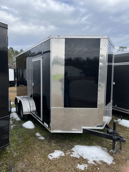 New Xtreme Cargo 7x14TA Black Enclosed Trailer