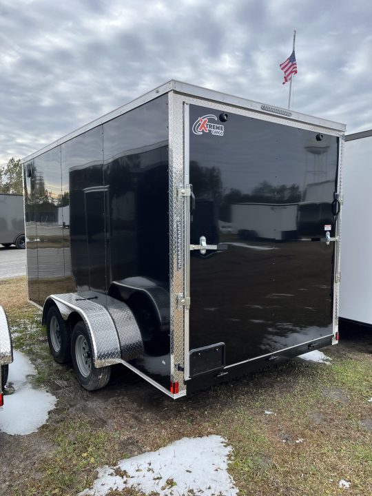 New Xtreme Cargo 7x14TA Black Enclosed Trailer