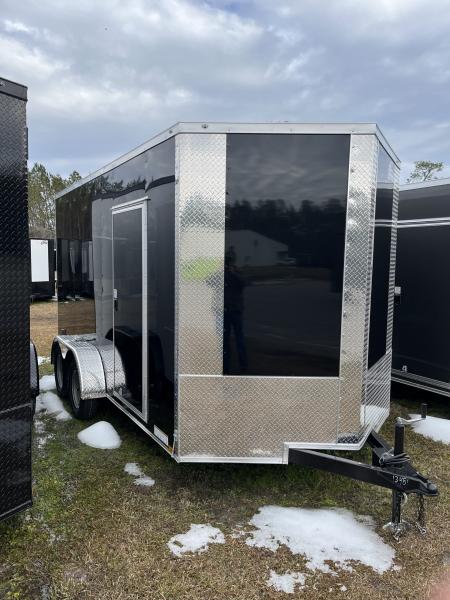 New Xtreme Cargo 7x14TA Black Enclosed Trailer
