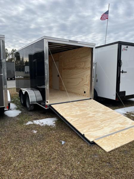 New Xtreme Cargo 7x14TA Black Enclosed Trailer