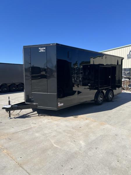 New Titanium Cargo 8.5x20 Car Hauler