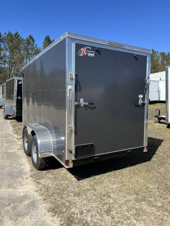 New Xtreme Cargo 6x12TA Charcoal Enclosed Trailer