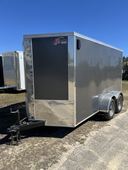 New Xtreme Cargo 6x12TA Charcoal Enclosed Trailer