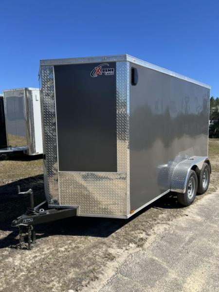 New Xtreme Cargo 6x12TA Charcoal Enclosed Trailer