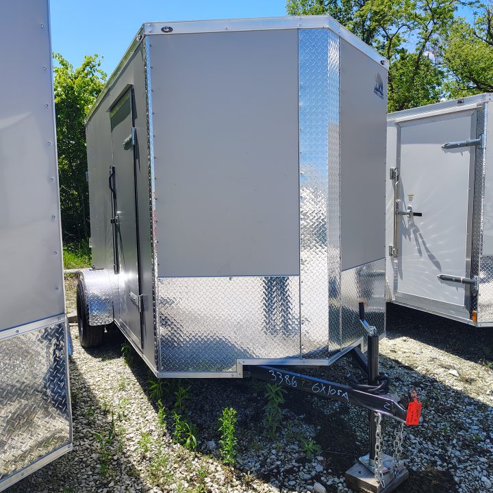New 2026 Mammoth 6x10 SA, 6'6" interior height, 3.5k axle, .080 polycore Cargo / Enclosed Trailer