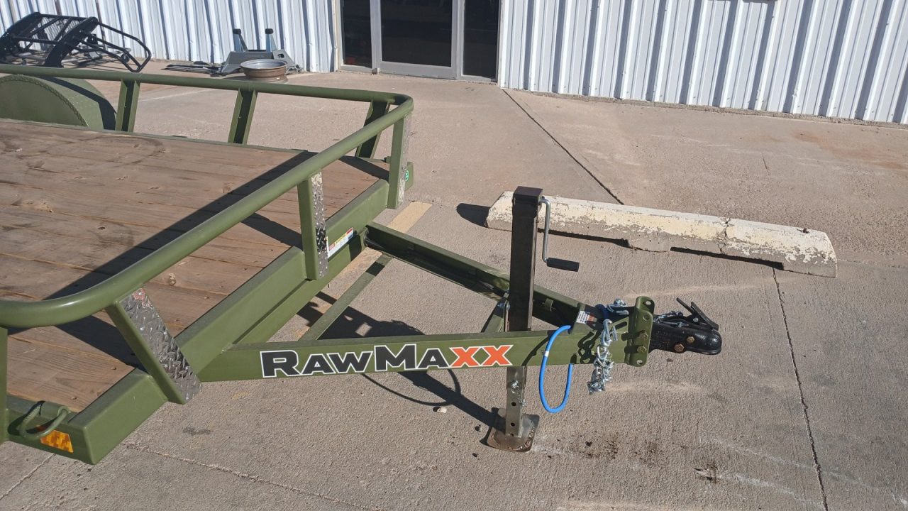 New 2026 RawMaxx UTX12'x77" Utility Trailer
