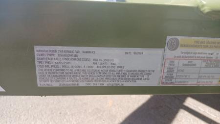 New 2026 RawMaxx UTX12'x77" Utility Trailer