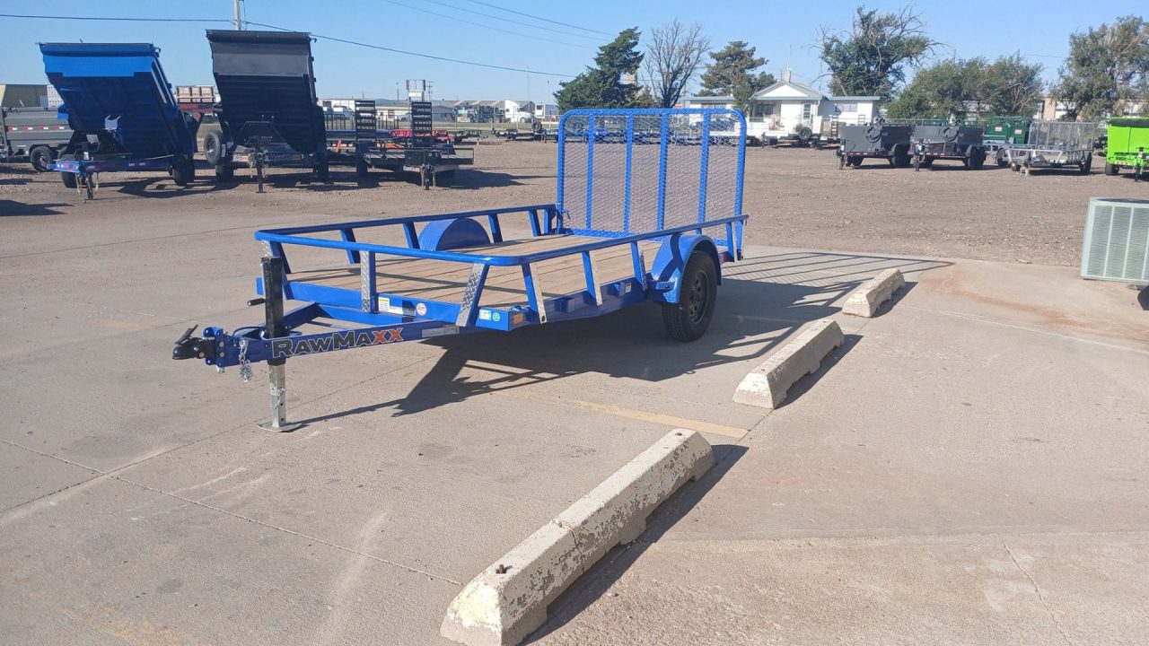 New 2026 RawMaxx UTX12'x77" Utility Trailer
