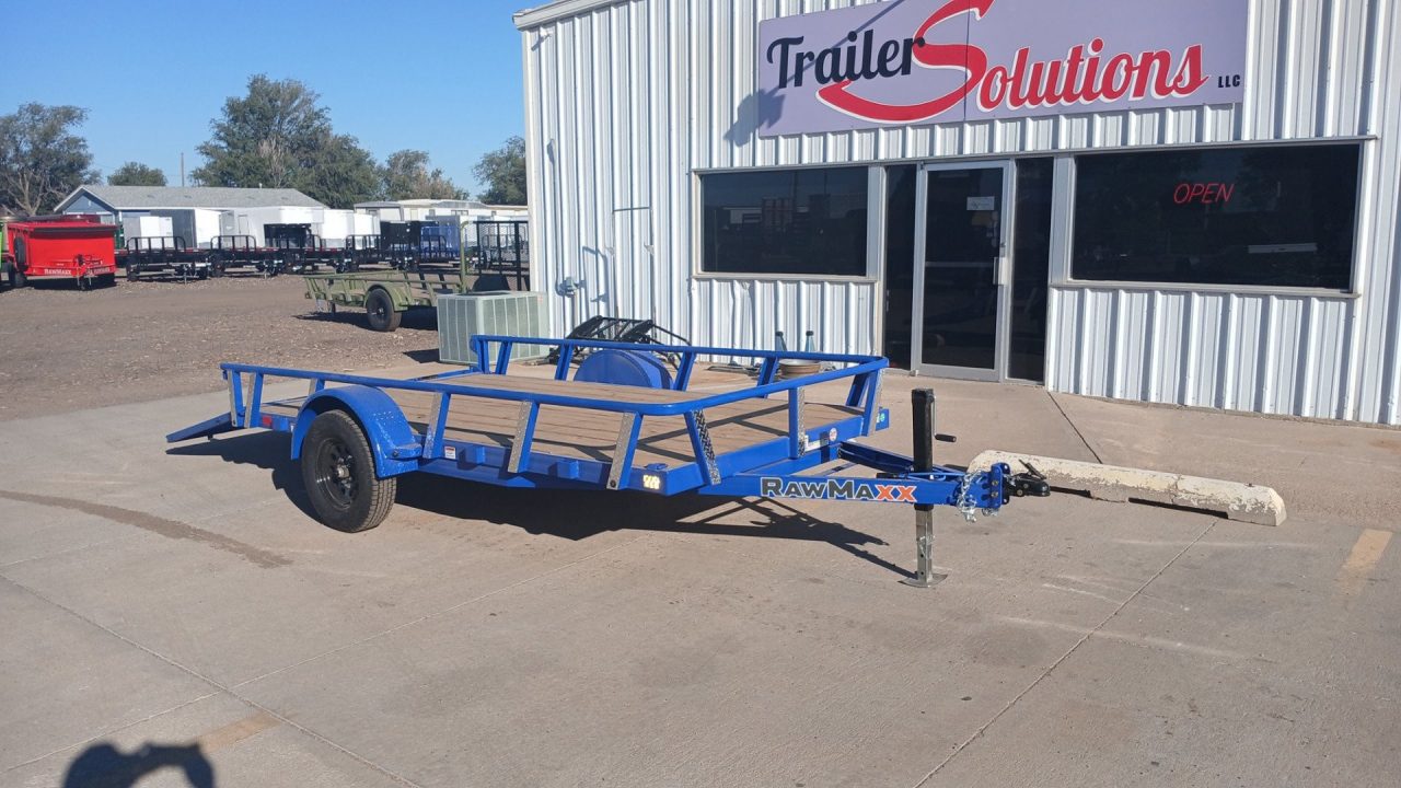 New 2026 RawMaxx UTX12'x77" Utility Trailer