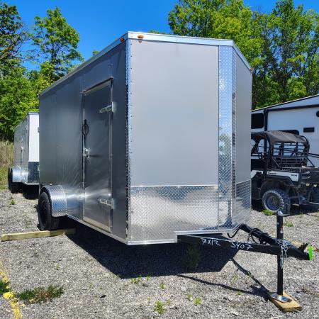 New 2026 Mammoth 7x12 SA , 7' interior height, 3.5k axle, .080 polycore Cargo / Enclosed Trailer