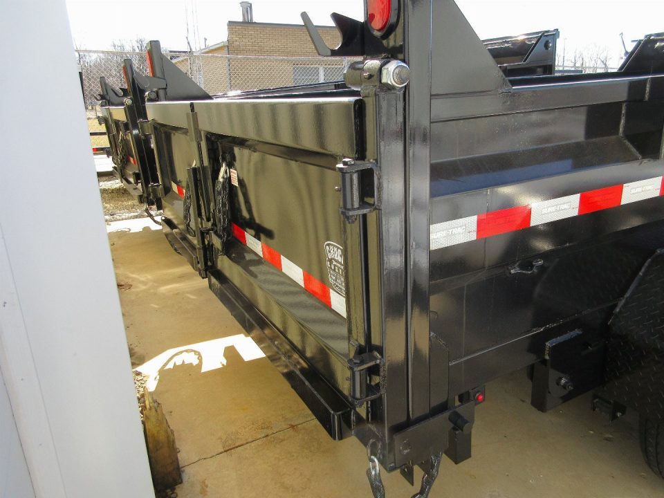New 2026 Sure-Trac 82 IN x 16 HD Low Profile Dump Trailer 14K Telescopic W/HYDRAULIC JACK Dump Trailer