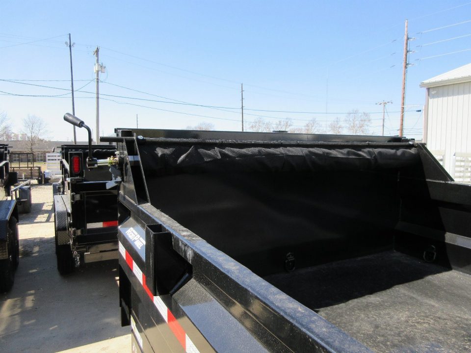 New 2026 Sure-Trac 82 IN x 16 HD Low Profile Dump Trailer 14K Telescopic W/HYDRAULIC JACK Dump Trailer