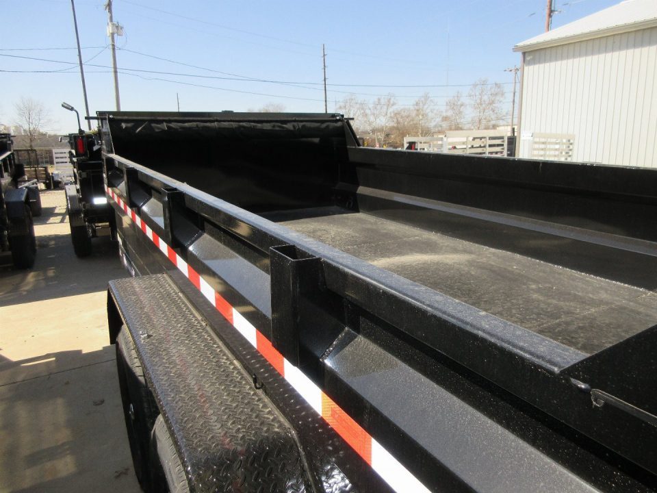 New 2026 Sure-Trac 82 IN x 16 HD Low Profile Dump Trailer 14K Telescopic W/HYDRAULIC JACK Dump Trailer