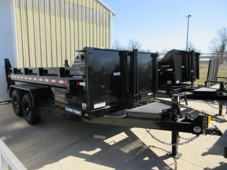 New 2026 Sure-Trac 82 IN x 16 HD Low Profile Dump Trailer 14K Telescopic W/HYDRAULIC JACK Dump Trailer