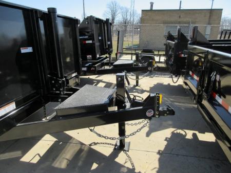 New 2026 Sure-Trac 82 IN x 16 HD Low Profile Dump Trailer 14K Telescopic W/HYDRAULIC JACK Dump Trailer