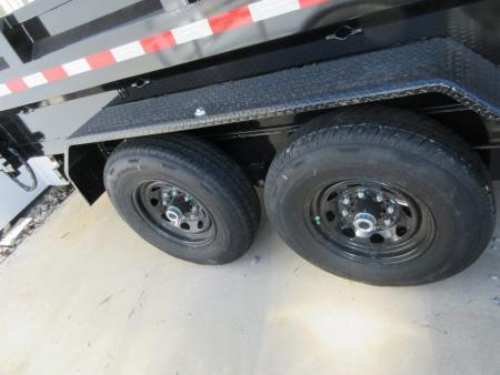 New 2026 Sure-Trac 82 IN x 16 HD Low Profile Dump Trailer 14K Telescopic W/HYDRAULIC JACK Dump Trailer