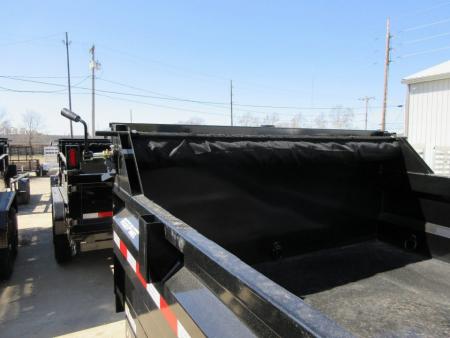 New 2026 Sure-Trac 82 IN x 16 HD Low Profile Dump Trailer 14K Telescopic W/HYDRAULIC JACK Dump Trailer